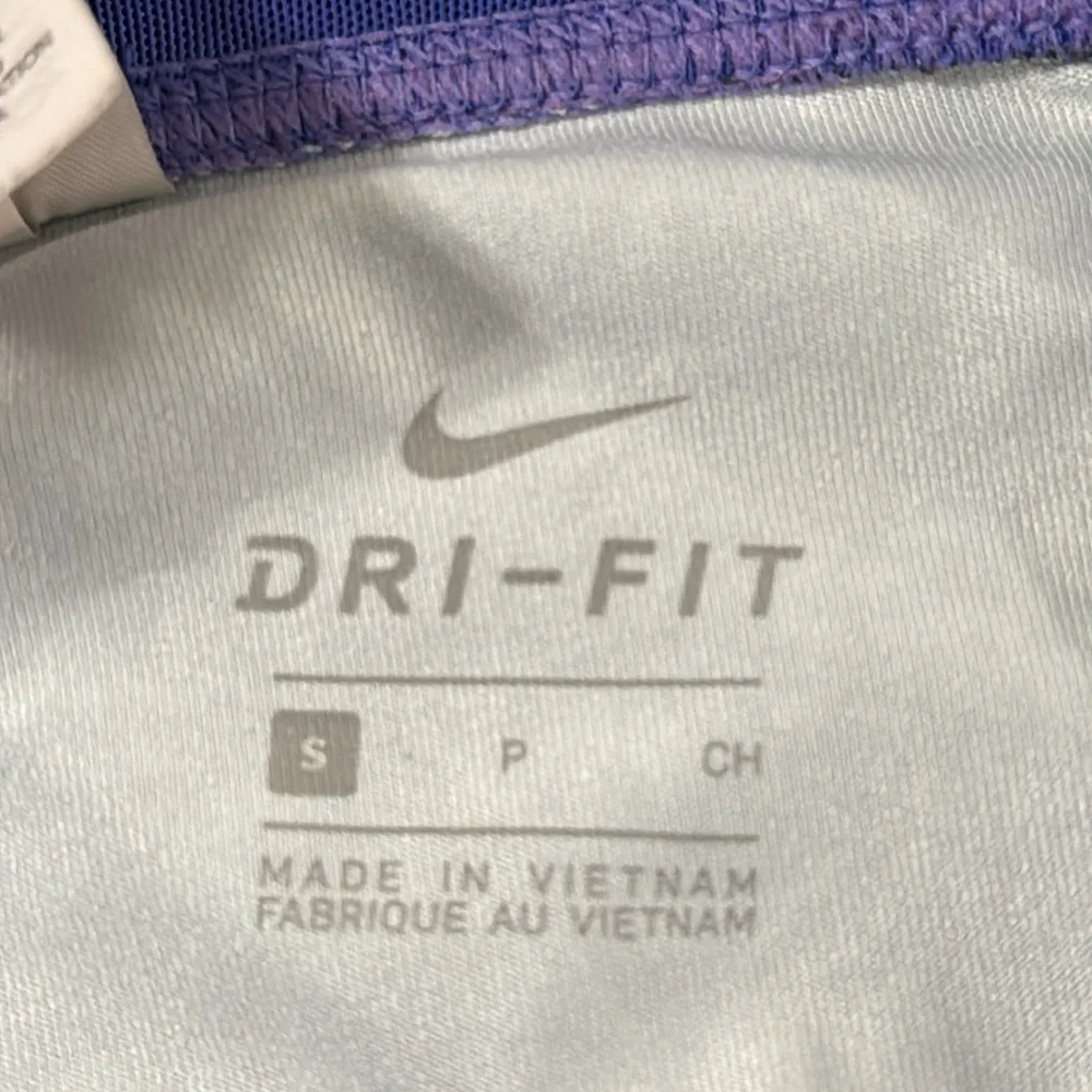 Nike Dri-Fit electric blue speckled athletic running tights leggings size S